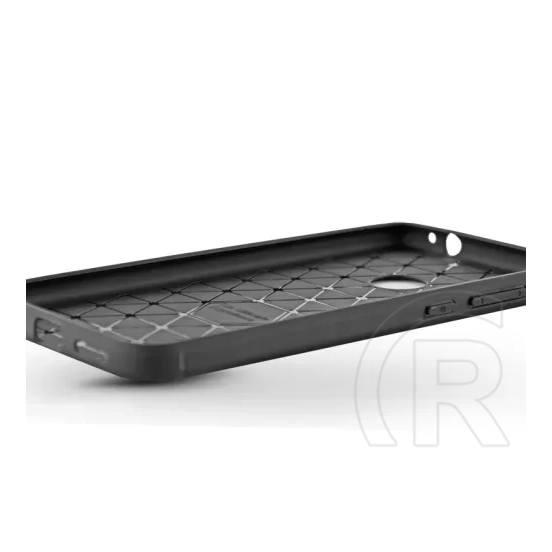 Haffner Carbon szilikon tok (Xiaomi Redmi Note 12S, fekete)
