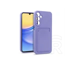 Haffner Card Case kártyatartós szilikon tok (Samsung A155 Galaxy A15 4G/5G lila)