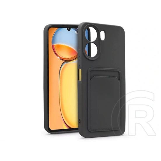 Haffner Card Case kártyatartós szilikon tok (Xiaomi 13C, fekete)