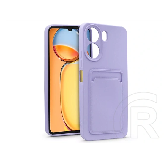 Haffner Card Case kártyatartós szilikon tok (Xiaomi 13C, lila)