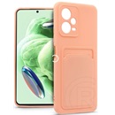 Haffner Card Case kártyatartós szilikon tok (Xiaomi Redmi Note 12 5G/Poco X5 5G, pink)