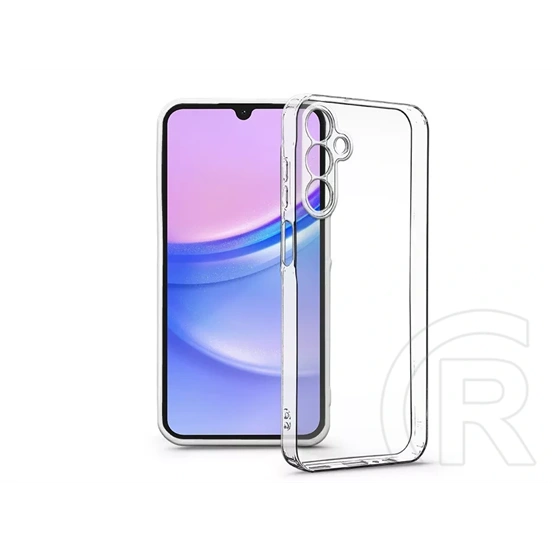 Haffner Clear Case Box kameravédős szilikon tok (Samsung A155 Galaxy A15 4G/A155G, átlátszó)