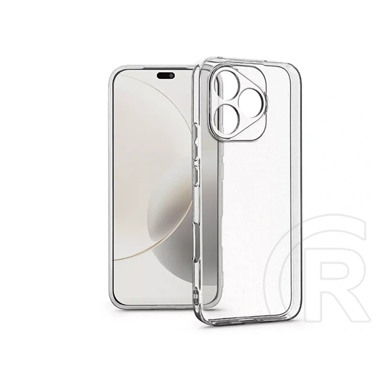 Haffner Clear Case kameravédős szilikon tok (Honor 400 Lite, átlátszó)