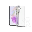 Haffner Clear Case kameravédős szilikon tok (Samsung SM-A366 Galaxy A36 5G, átlátszó)