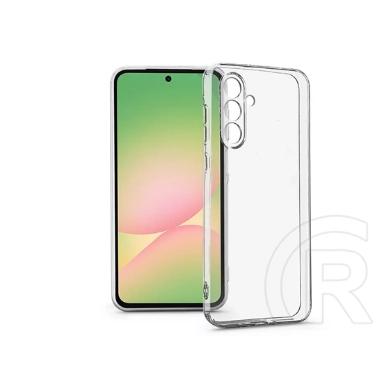 Haffner Clear Case kameravédős szilikon tok (Samsung SM-A566 Galaxy A56 5G, átlátszó)