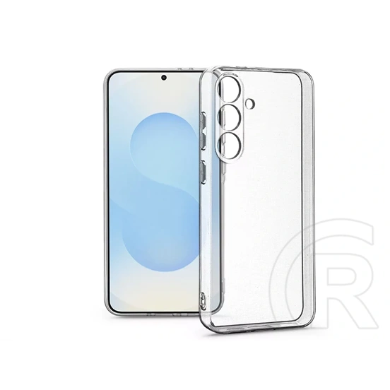 Haffner Clear Case kameravédős szilikon tok (Samsung SM-S936 Galaxy S25+, átlátszó)