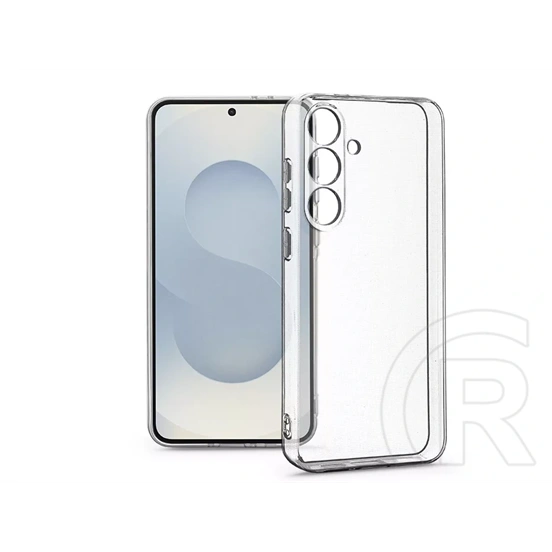 Haffner Clear Case kameravédős szilikon tok (Samsung SM-S937 Galaxy S25, átlátszó)