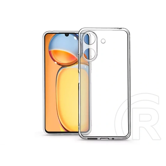 Haffner Clear Case kameravédős szilikon tok (Xiaomi 13C, átlátszó)