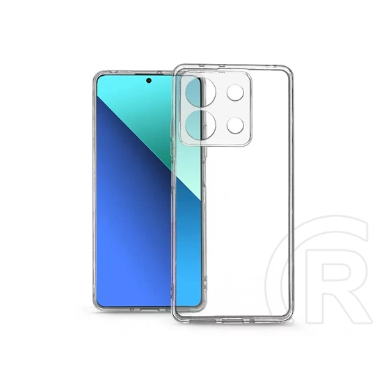 Haffner Clear Case kameravédős szilikon tok (Xiaomi 13 4G, átlátszó)