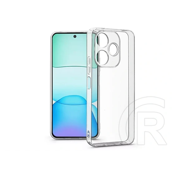 Haffner Clear Case kameravédős szilikon tok (Xiaomi Redmi 13 4G/5G, átlátszó)