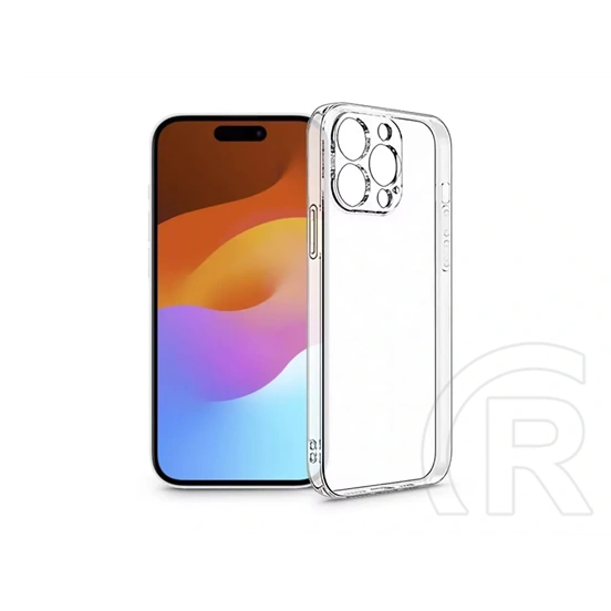 Haffner Clear Case szilikon tok (Apple iPhone 15 Pro Max, átlátszó)