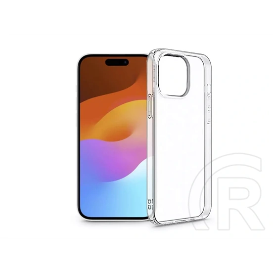 Haffner Clear Case szilikon tok (Apple iPhone 15, átlátszó)