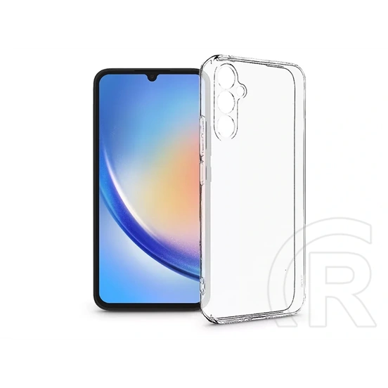 Haffner Clear Case szilikon tok (Samsung SM-A346 Galaxy A34 5G, átlátszó)