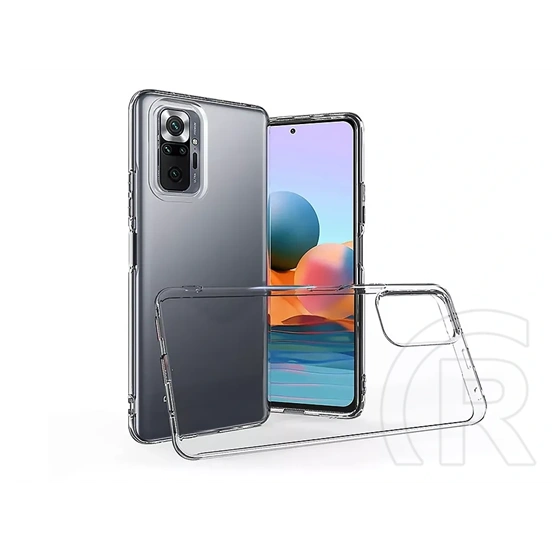 Haffner Clear Case szilikon tok (Xiaomi Redmi Note 10 Pro/10 Pro Max, átlátszó)