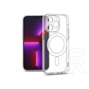Haffner Clear Mag Cover kameravédős szilikon tok (Apple iPhone 13 Pro, átlátszó)