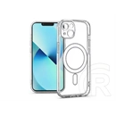 Haffner Clear Mag Cover kameravédős szilikon tok (Apple iPhone 13, átlátszó)