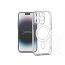 Haffner Clear Mag Cover kameravédős szilikon tok (Apple iPhone 14 Pro, átlátszó)