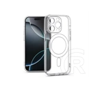 Haffner Clear Mag Cover kameravédős szilikon tok (Apple iPhone 16 Pro Max, átlátszó)