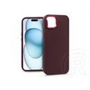 Haffner Frame szilikon tok (Apple iPhone 15, Plus bíbor)