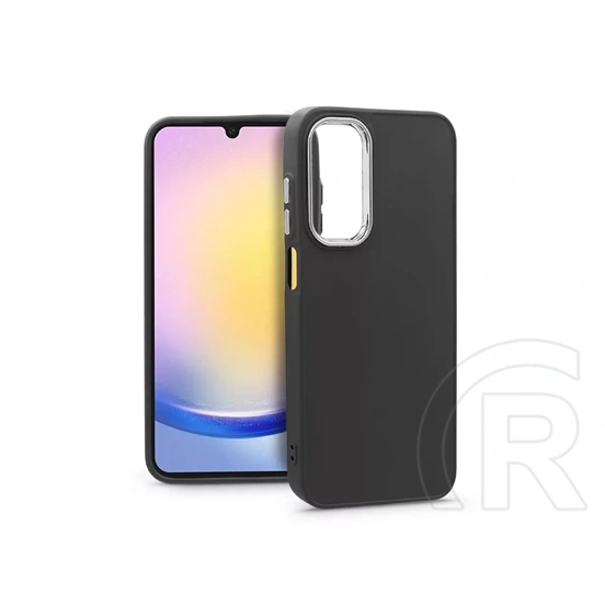 Haffner Frame szilikon tok (Samsung SM-A256 Galaxy A25 5G, fekete)
