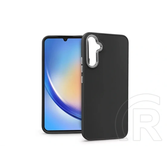 Haffner Frame szilikon tok (Samsung SM-A346 Galaxy A34 5G, fekete)