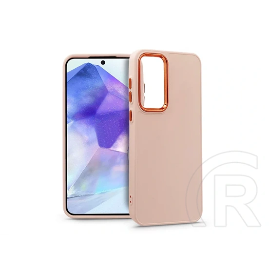 Haffner Frame szilikon tok (Samsung SM-A556 Galaxy A55 5G, pink)