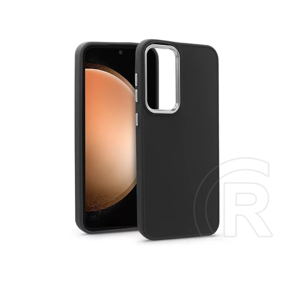 Haffner Frame szilikon tok (Samsung SM-S711 Galaxy S23 FE, fekete)
