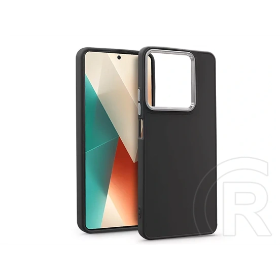 Haffner Frame szilikon tok (Xiaomi Redmi Note 13 5G, fekete)