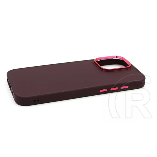 Haffner Frame szilikon tok (Xiaomi Redmi Note 13 Pro 5G/Poco X6 5G, bíbor)