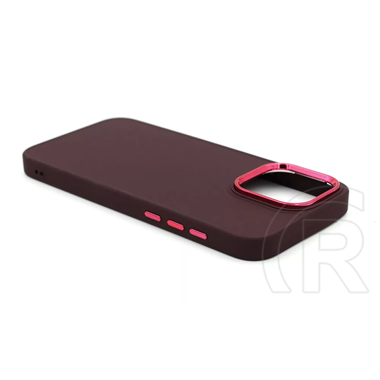 Haffner Frame szilikon tok (Xiaomi Redmi Note 13 Pro 5G/Poco X6 5G, bíbor)