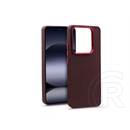 Haffner Frame szilikon tok (Xiaomi Redmi Note 14 4G/Note 14 5G, bíbor)