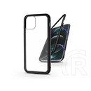 Haffner Magneto 2 részes tok előlapi üveg nélkül (Apple iPhone 12 Pro Max, fekete)