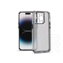 Haffner Matrix Clear kameravédős szilikon tok (Apple iPhone 14 Pro, átlátszó)