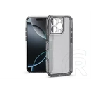 Haffner Matrix Clear kameravédős szilikon tok (Apple iPhone 16 Pro Max, átlátszó)