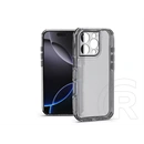 Haffner Matrix Clear kameravédős szilikon tok (Apple iPhone 16 Pro, átlátszó)