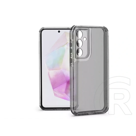 Haffner Matrix Clear kameravédős szilikon tok (Samsung SM-A356 Galaxy A35 5G, átlátszó)