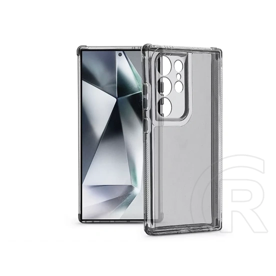 Haffner Matrix Clear kameravédős szilikon tok (Samsung SM-S928 Galaxy S24 Ultra, átlátszó)