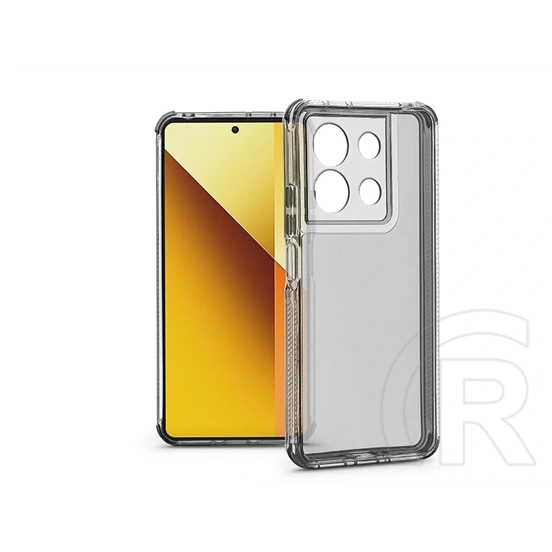 Haffner Matrix Clear kameravédős szilikon tok (Xiaomi Redmi Note 13 5G, átlátszó)
