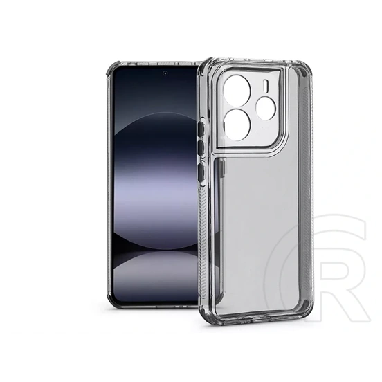 Haffner Matrix Clear kameravédős szilikon tok (Xiaomi Redmi Note 14 4G/Note 14 5G, átlátszó)