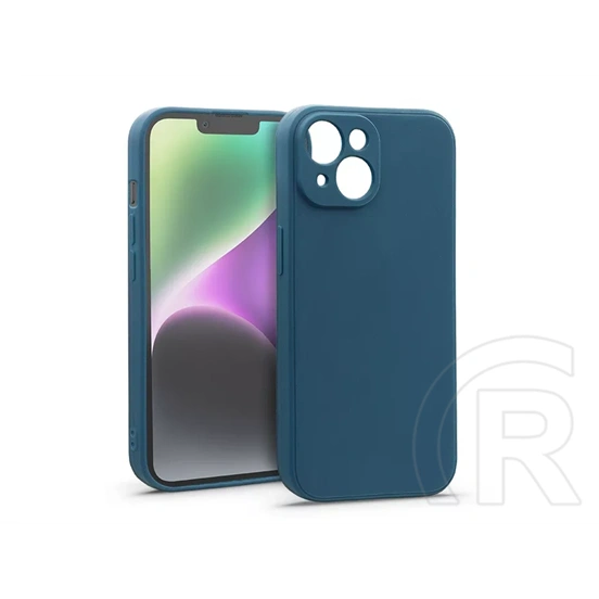 Haffner Matt szilikon tok (Apple iPhone 14, kék)