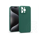 Haffner Matt szilikon tok (Apple iPhone 15 Pro, zöld)