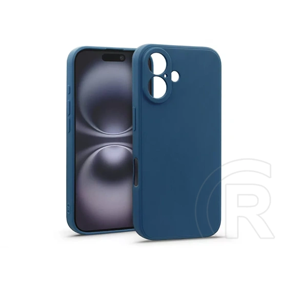 Haffner Matt szilikon tok (Apple iPhone 16, kék)