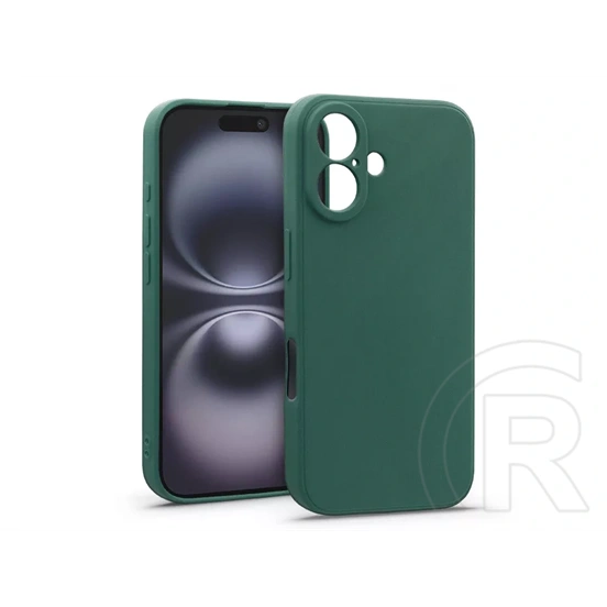 Haffner Matt szilikon tok (Apple iPhone 16, zöld)
