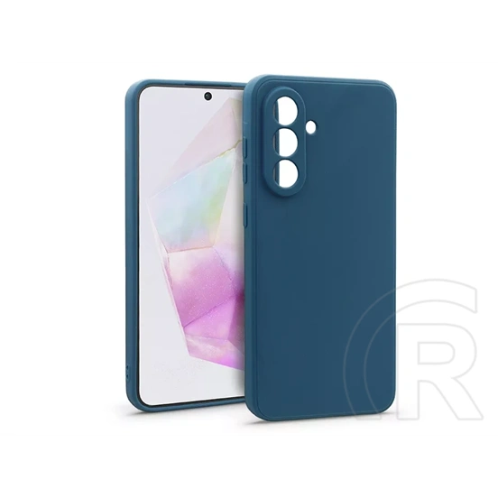 Haffner Matt szilikon tok (Samsung Galaxy A35 5G, kék)