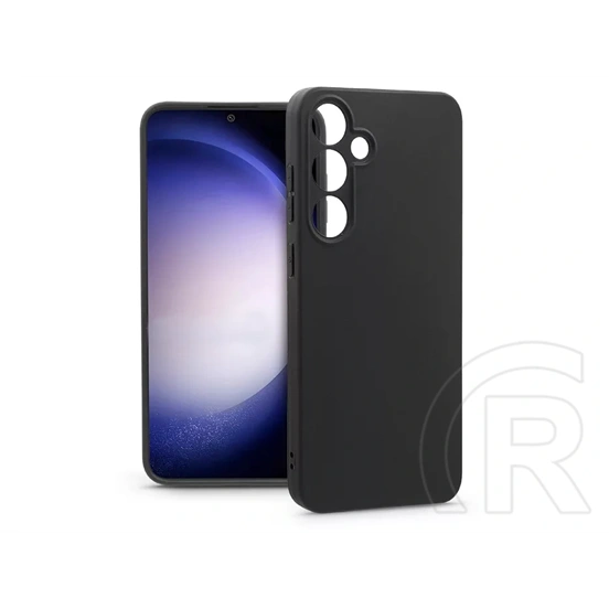 Haffner Matt szilikon tok (Samsung SM-S926 Galaxy S24+, fekete)