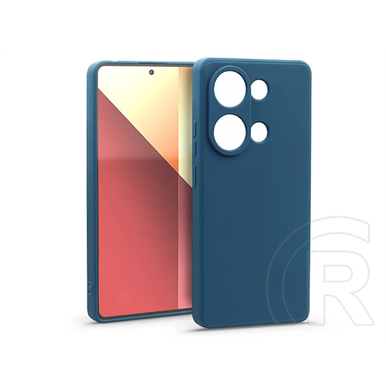 Haffner Matt szilikon tok (Xiaomi Redmi Note 13 Pro 4G, kék)