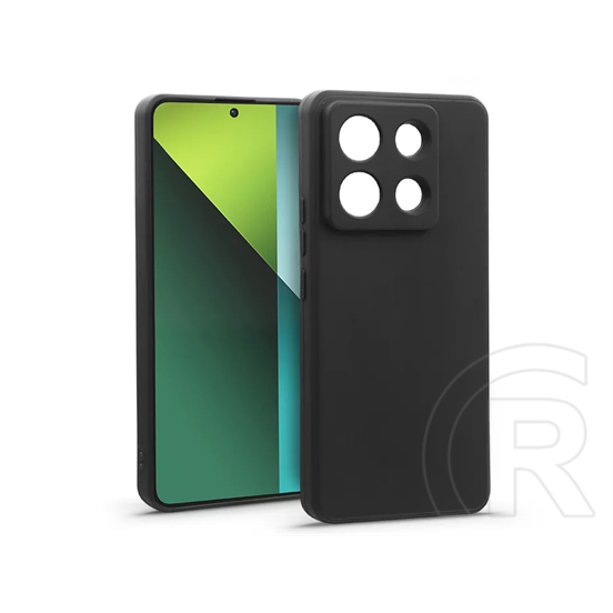 Haffner Matt szilikon tok (Xiaomi Redmi Note 13 Pro 5G, fekete)