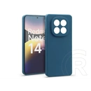 Haffner Matt szilikon tok (Xiaomi Redmi Note 14 Pro 4G, kék)