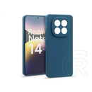 Haffner Matt szilikon tok (Xiaomi Redmi Note 14 Pro 5G, kék)