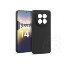 Haffner Matt szilikon tok (Xiaomi Redmi Note 14 Pro Plus 5G, fekete)
